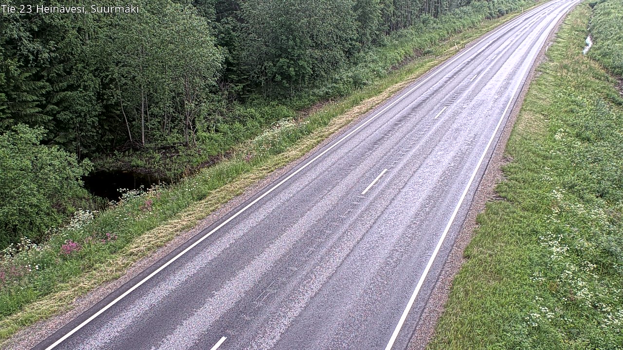 Weather Camera Image Road 23 Heinävesi, Suurmäki, Heinävesi, Pohjois-Karjala