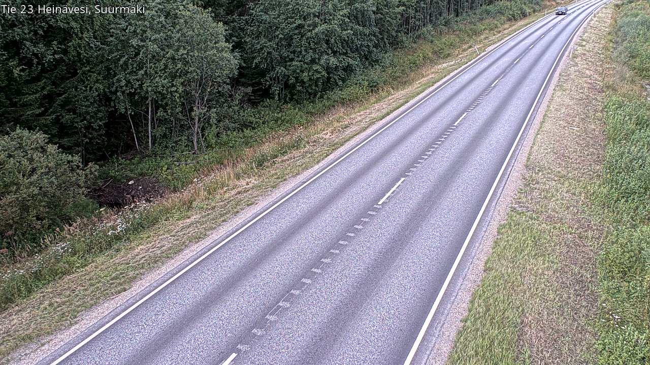 Weather Camera Image Road 23 Heinävesi, Suurmäki, Heinävesi, Pohjois-Karjala
