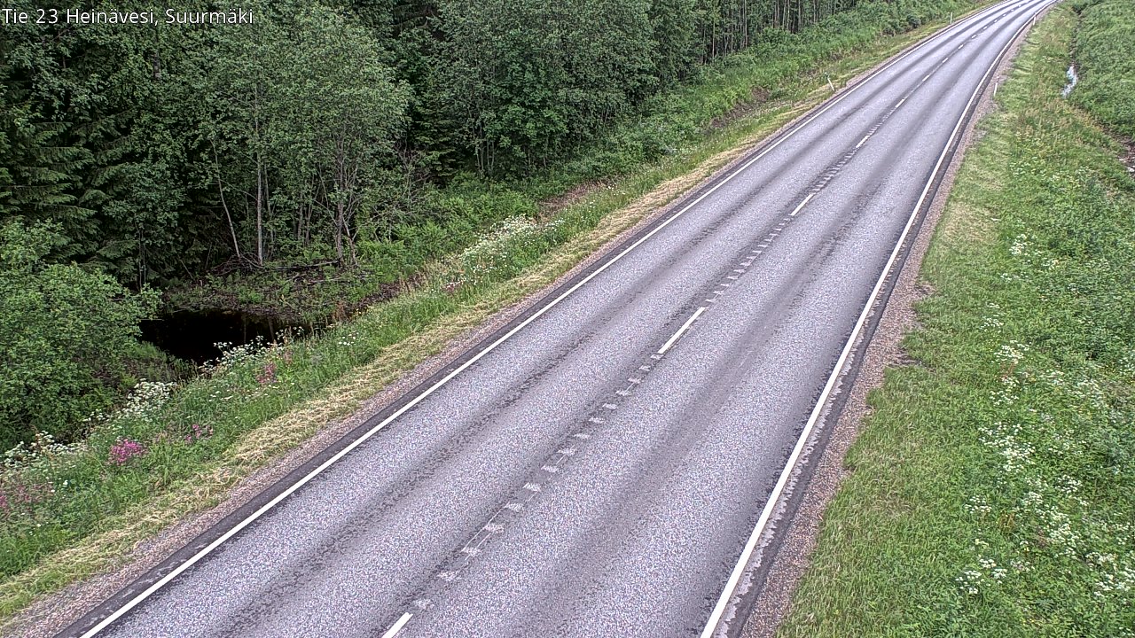 Weather Camera Image Väg 23 Heinävesi, Suurmäki, Heinävesi, Pohjois-Karjala