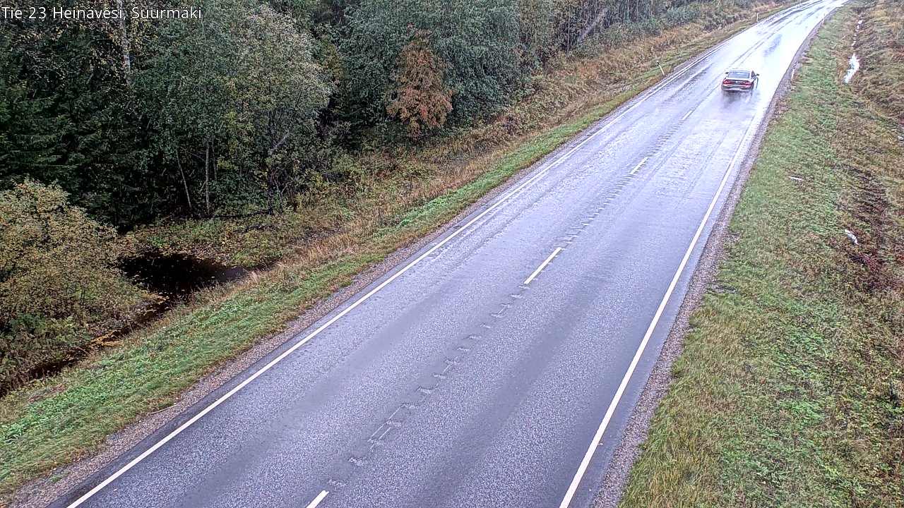 Weather Camera Image Väg 23 Heinävesi, Suurmäki, Heinävesi, Pohjois-Karjala