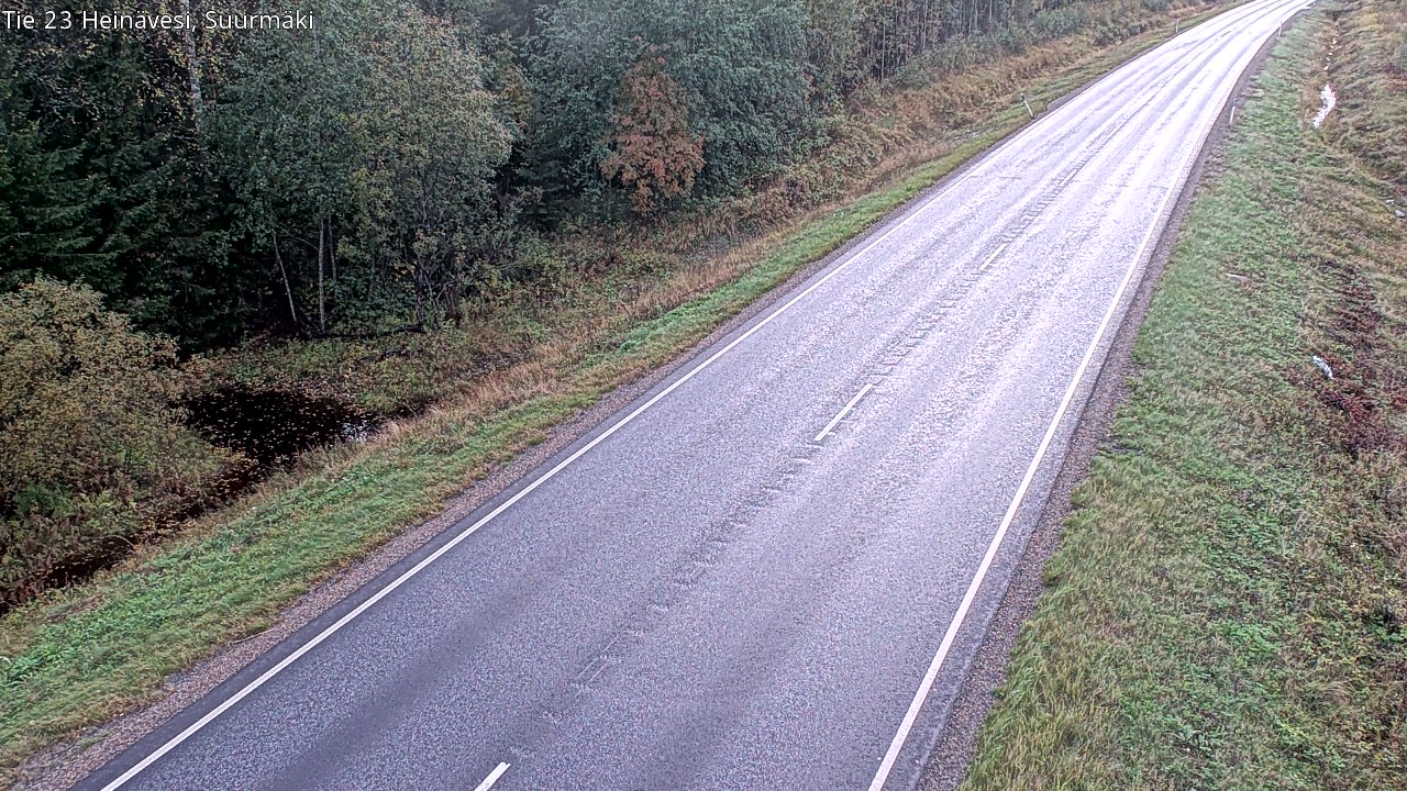 Weather Camera Image Väg 23 Heinävesi, Suurmäki, Heinävesi, Pohjois-Karjala