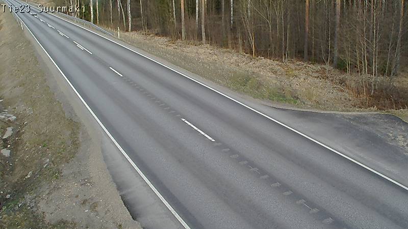 Weather Camera Image Väg 23 Heinävesi, Suurmäki, Heinävesi, Pohjois-Karjala