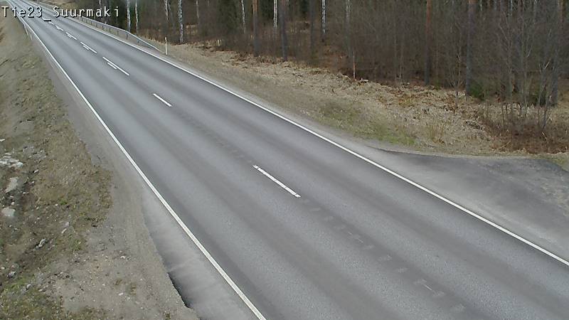 Weather Camera Image Väg 23 Heinävesi, Suurmäki, Heinävesi, Pohjois-Karjala