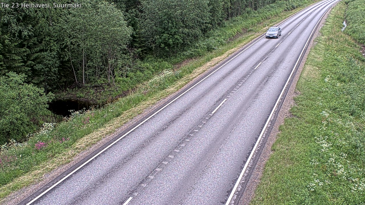 Weather Camera Image Väg 23 Heinävesi, Suurmäki, Heinävesi, Pohjois-Karjala