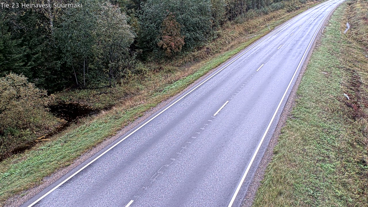 Weather Camera Image Väg 23 Heinävesi, Suurmäki, Heinävesi, Pohjois-Karjala