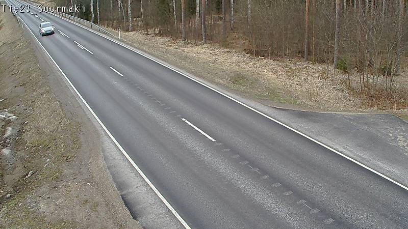 Weather Camera Image Väg 23 Heinävesi, Suurmäki, Heinävesi, Pohjois-Karjala