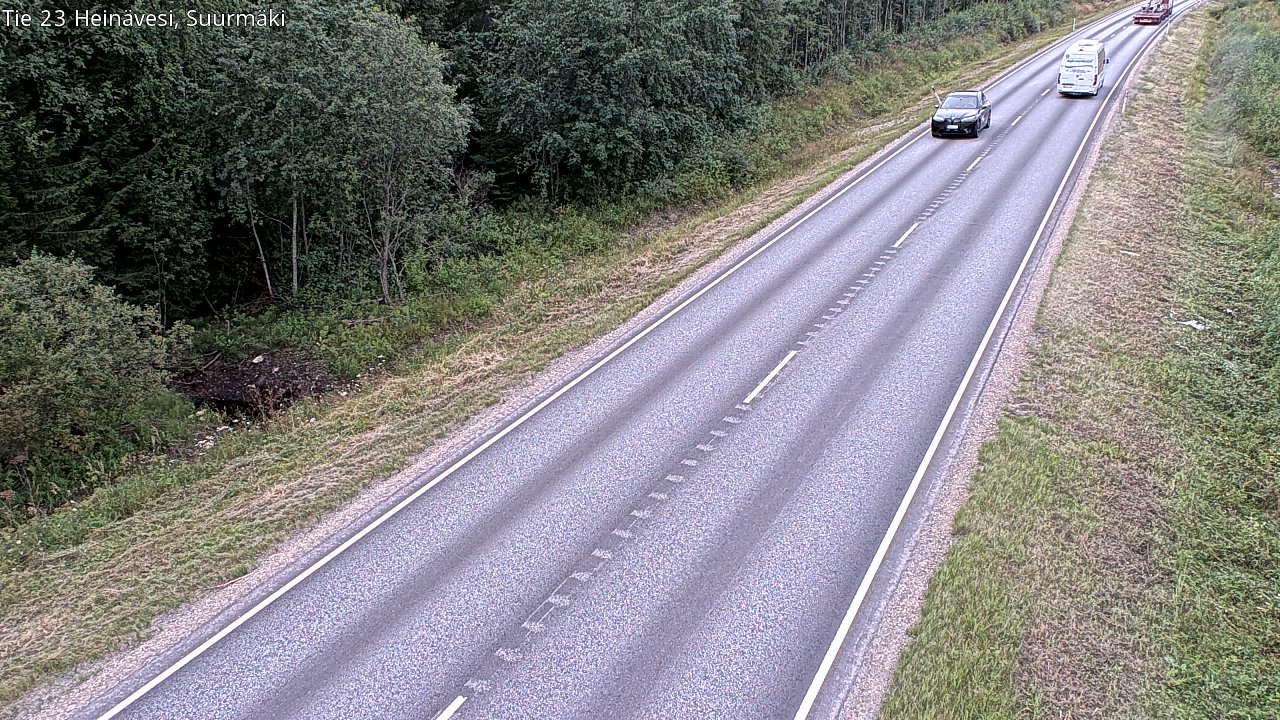 Weather Camera Image Väg 23 Heinävesi, Suurmäki, Heinävesi, Pohjois-Karjala
