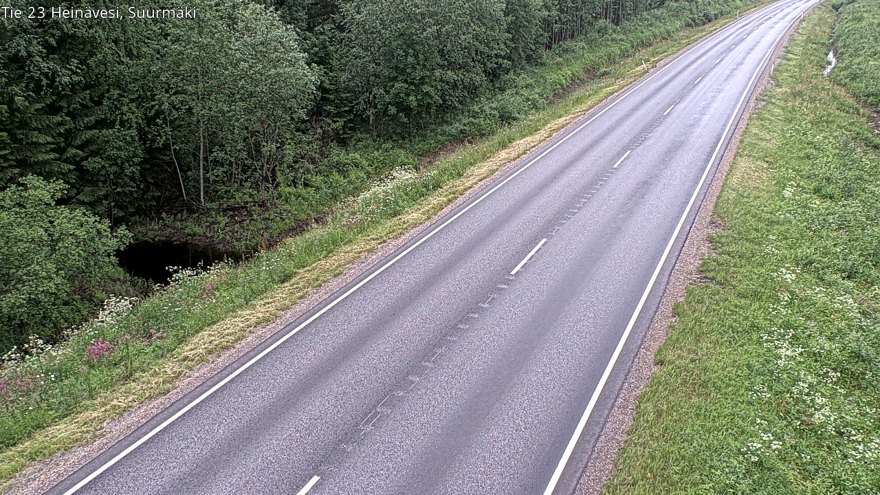 Weather Camera Image Road 23 Heinävesi, Suurmäki, Heinävesi, Pohjois-Karjala