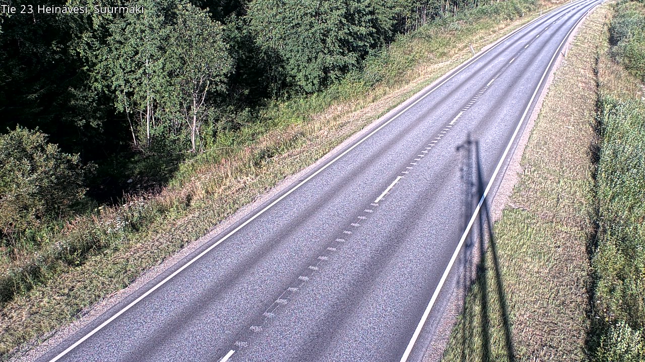 Weather Camera Image Road 23 Heinävesi, Suurmäki, Heinävesi, Pohjois-Karjala