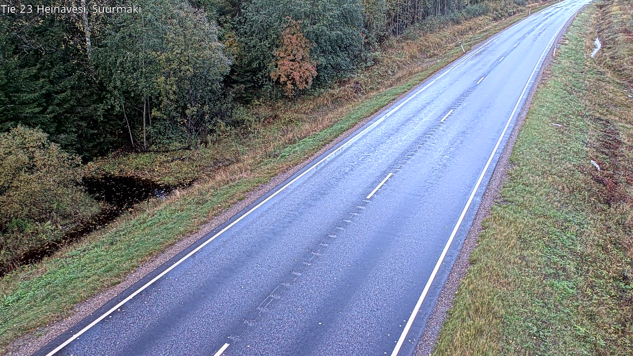 Weather Camera Image Väg 23 Heinävesi, Suurmäki, Heinävesi, Pohjois-Karjala