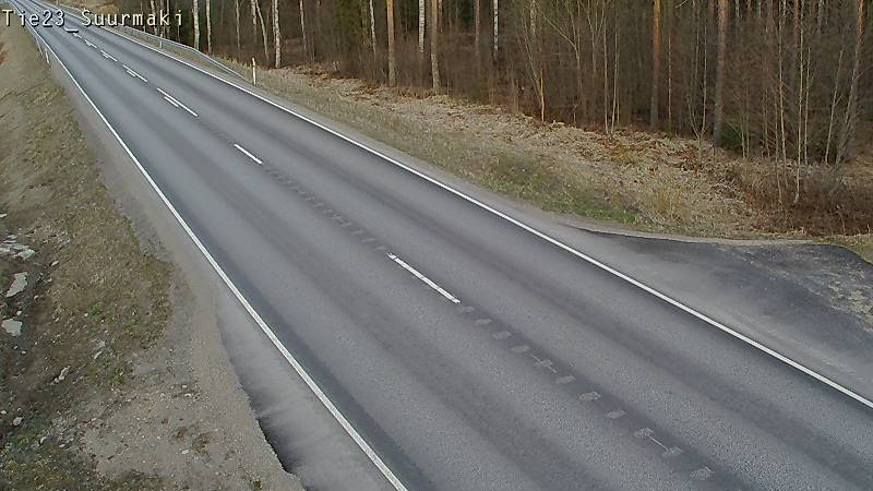 Weather Camera Image Väg 23 Heinävesi, Suurmäki, Heinävesi, Pohjois-Karjala