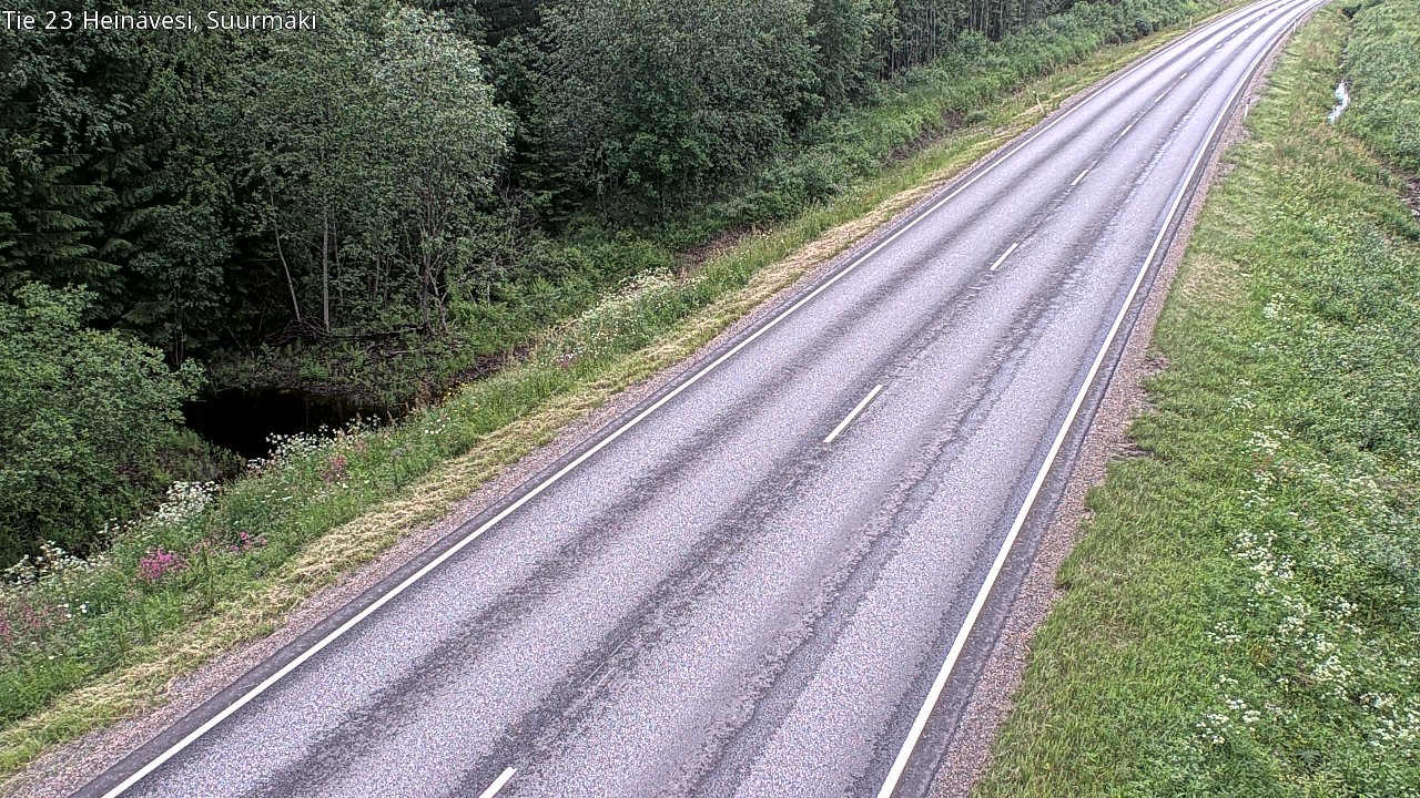 Weather Camera Image Road 23 Heinävesi, Suurmäki, Heinävesi, Pohjois-Karjala