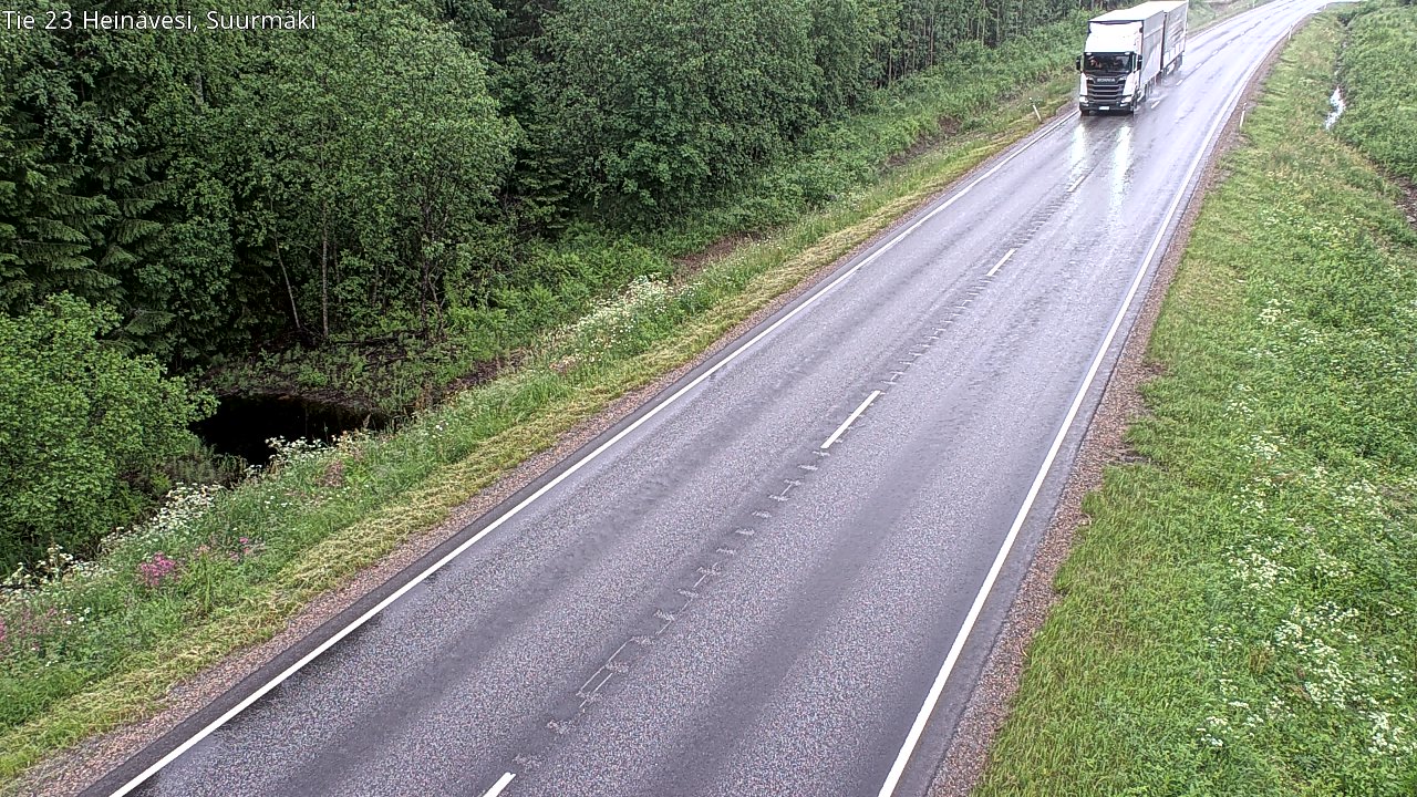 Weather Camera Image Road 23 Heinävesi, Suurmäki, Heinävesi, Pohjois-Karjala