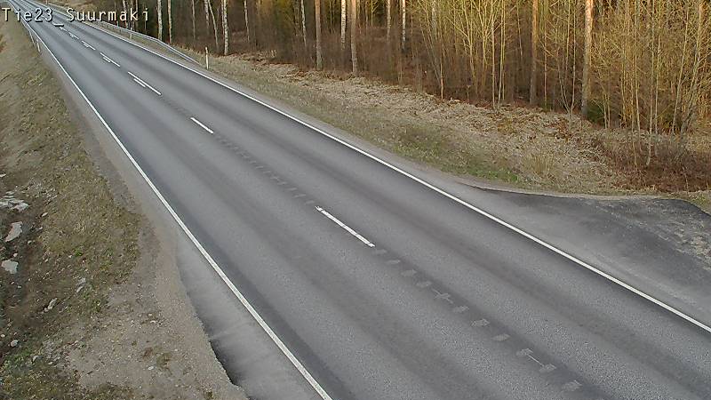Weather Camera Image Väg 23 Heinävesi, Suurmäki, Heinävesi, Pohjois-Karjala