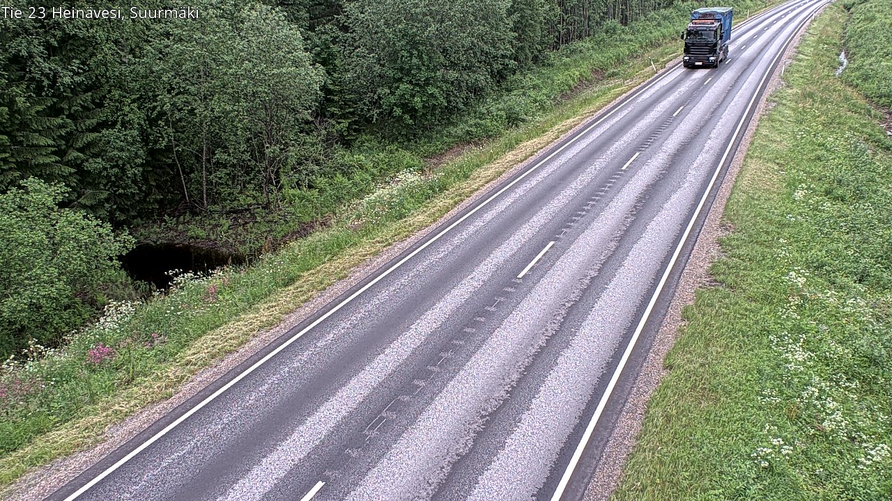 Weather Camera Image Road 23 Heinävesi, Suurmäki, Heinävesi, Pohjois-Karjala