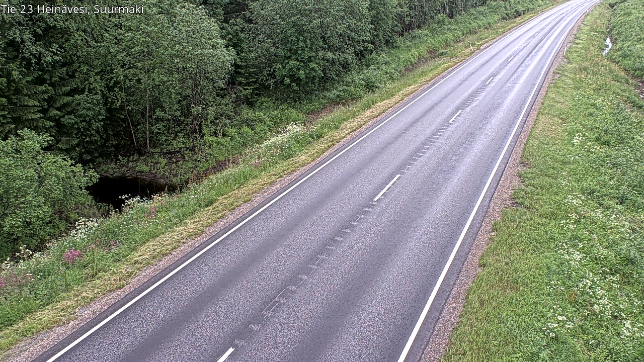 Weather Camera Image Road 23 Heinävesi, Suurmäki, Heinävesi, Pohjois-Karjala