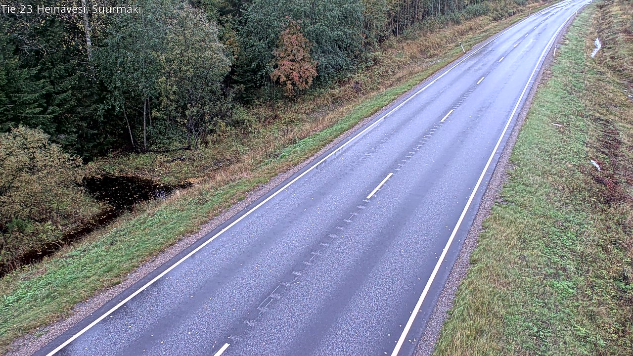 Weather Camera Image Väg 23 Heinävesi, Suurmäki, Heinävesi, Pohjois-Karjala