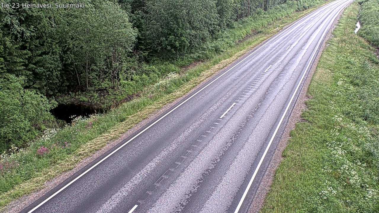 Weather Camera Image Road 23 Heinävesi, Suurmäki, Heinävesi, Pohjois-Karjala