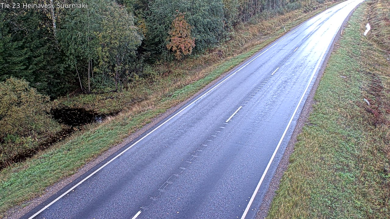 Weather Camera Image Väg 23 Heinävesi, Suurmäki, Heinävesi, Pohjois-Karjala