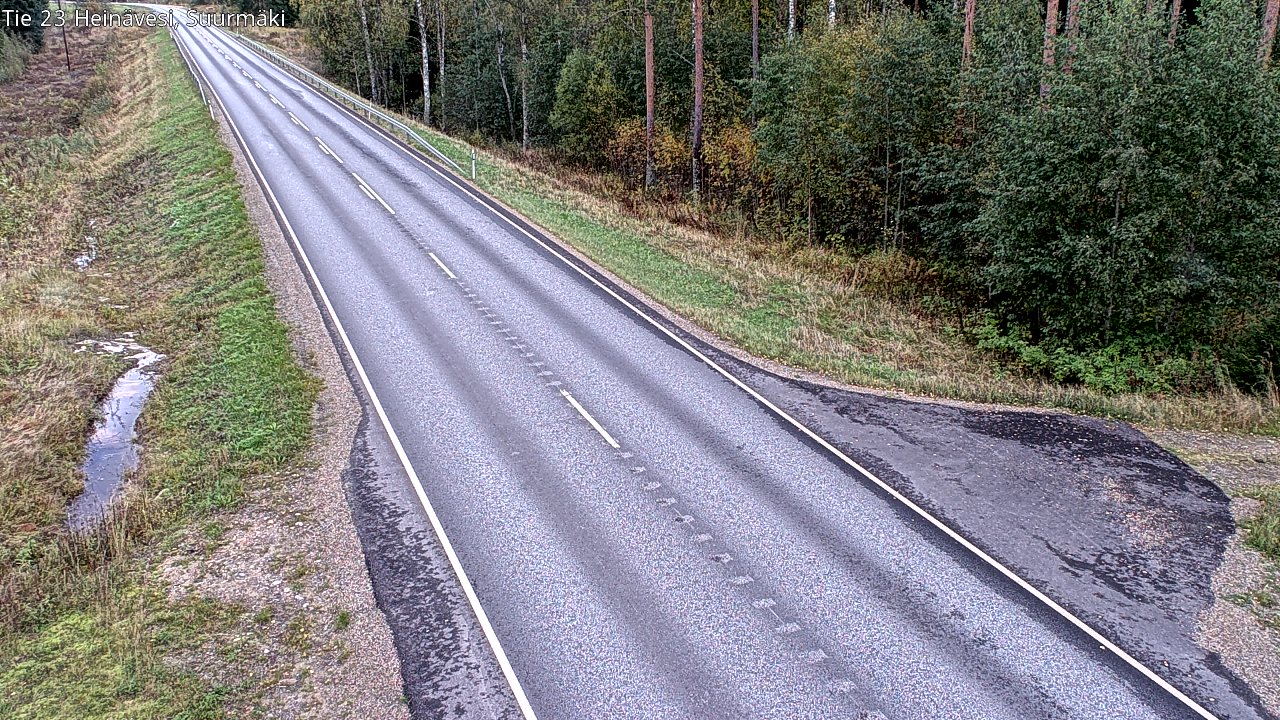 Weather Camera Image Väg 23 Heinävesi, Suurmäki, Heinävesi, Pohjois-Karjala