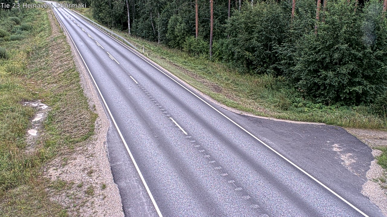 Weather Camera Image Väg 23 Heinävesi, Suurmäki, Heinävesi, Pohjois-Karjala