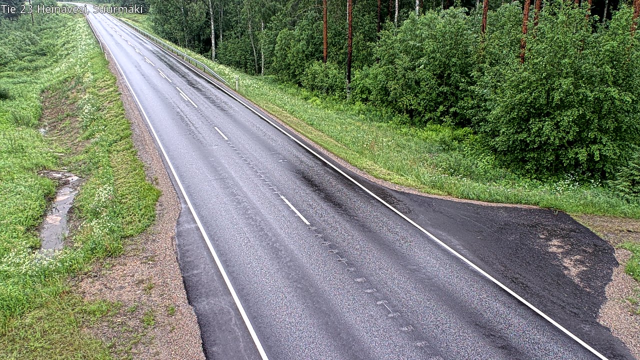 Weather Camera Image Väg 23 Heinävesi, Suurmäki, Heinävesi, Pohjois-Karjala