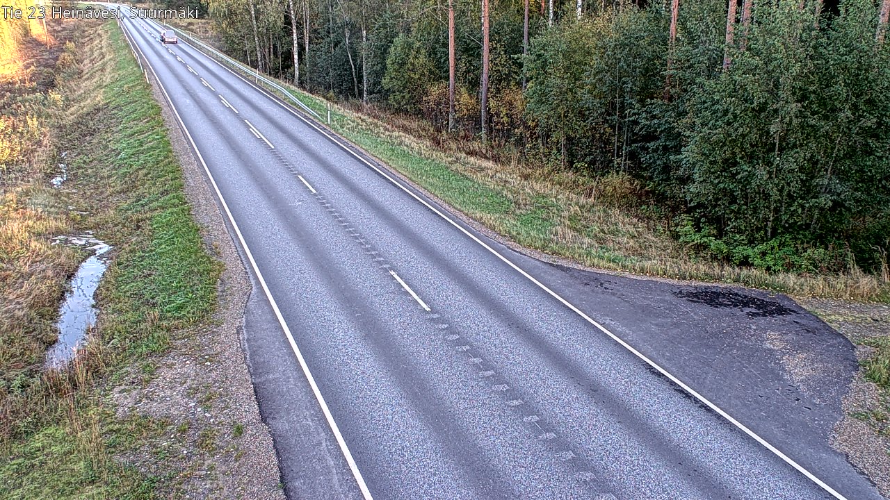 Weather Camera Image Väg 23 Heinävesi, Suurmäki, Heinävesi, Pohjois-Karjala