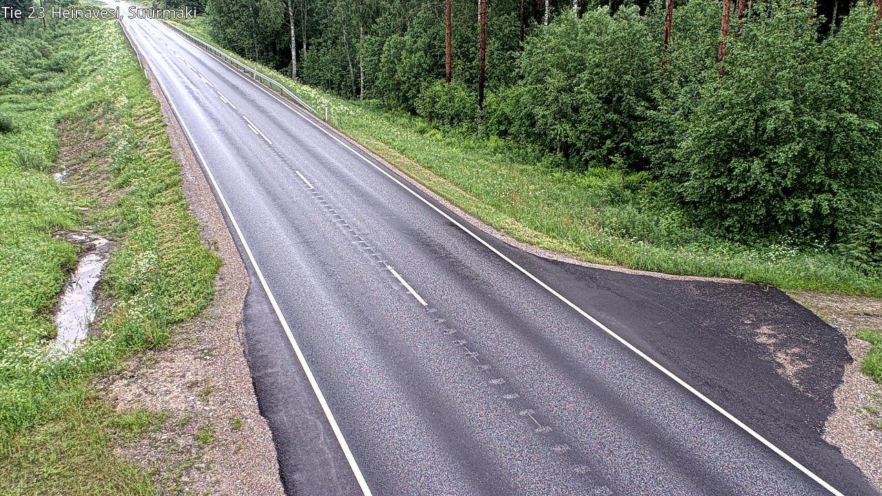Weather Camera Image Väg 23 Heinävesi, Suurmäki, Heinävesi, Pohjois-Karjala