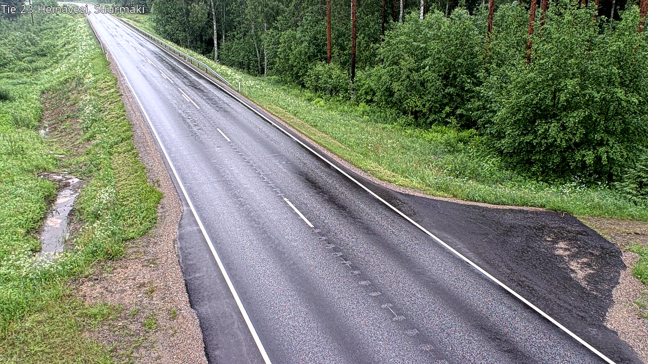Weather Camera Image Väg 23 Heinävesi, Suurmäki, Heinävesi, Pohjois-Karjala