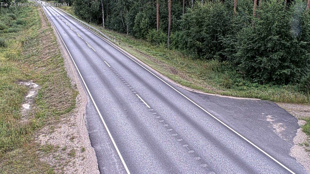 Weather Camera Image Väg 23 Heinävesi, Suurmäki, Heinävesi, Pohjois-Karjala