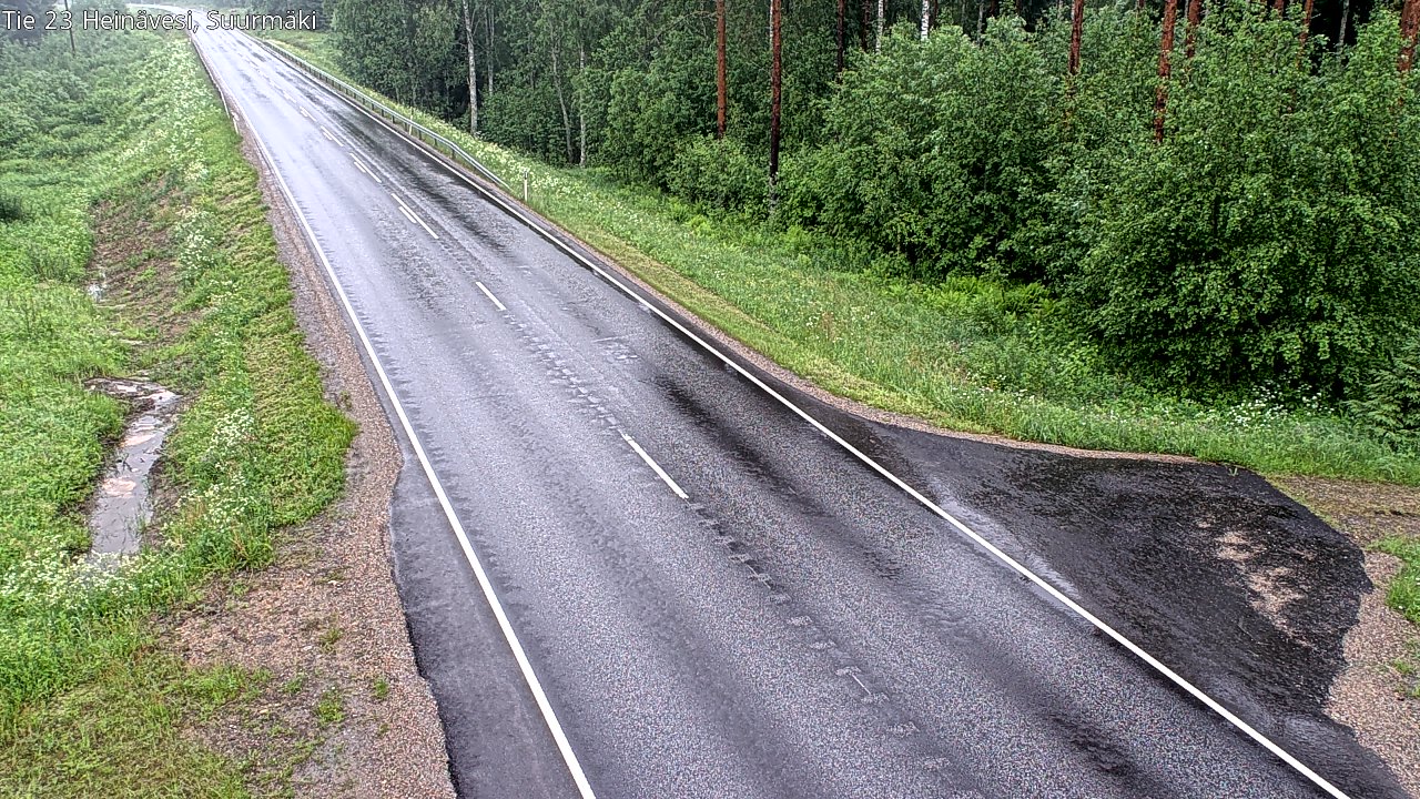 Weather Camera Image Väg 23 Heinävesi, Suurmäki, Heinävesi, Pohjois-Karjala