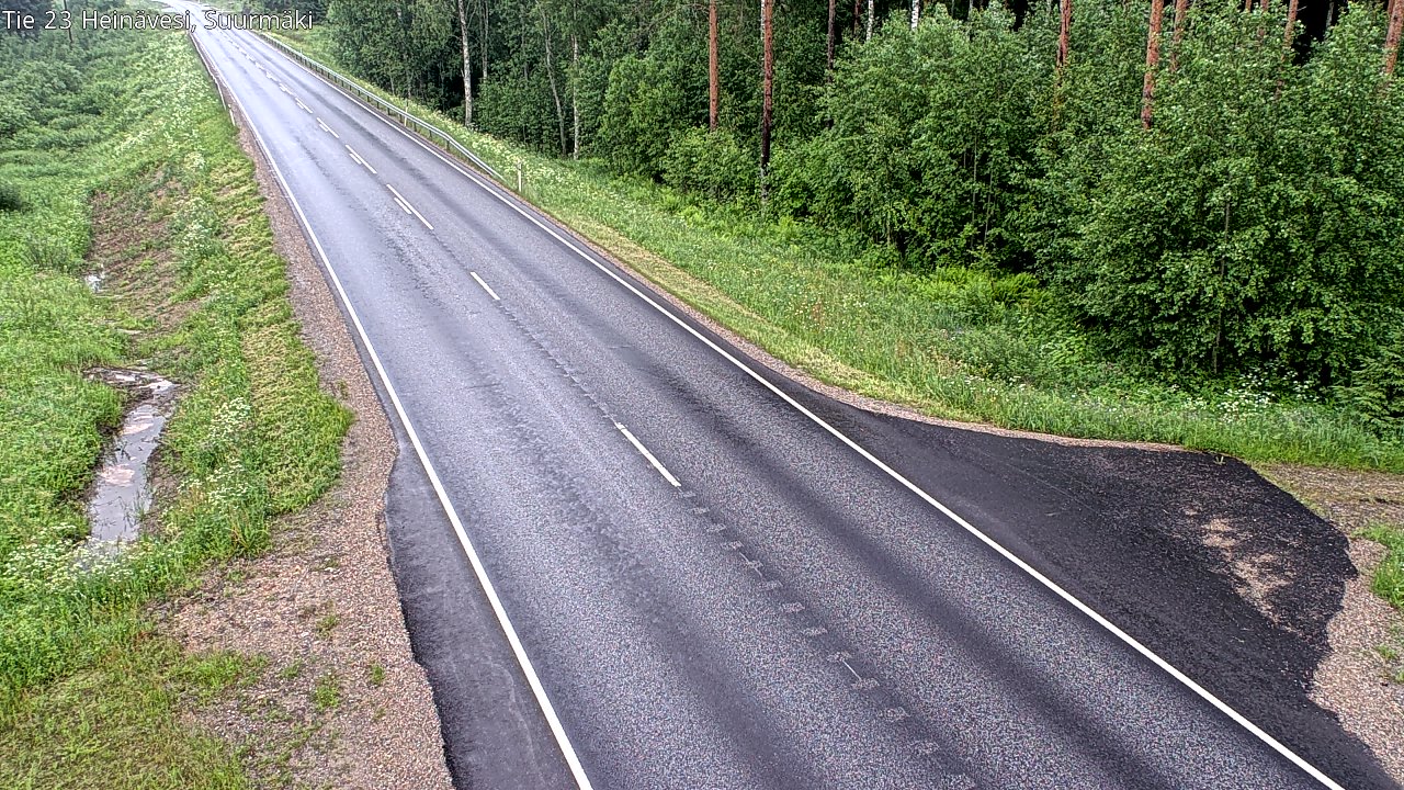 Weather Camera Image Väg 23 Heinävesi, Suurmäki, Heinävesi, Pohjois-Karjala
