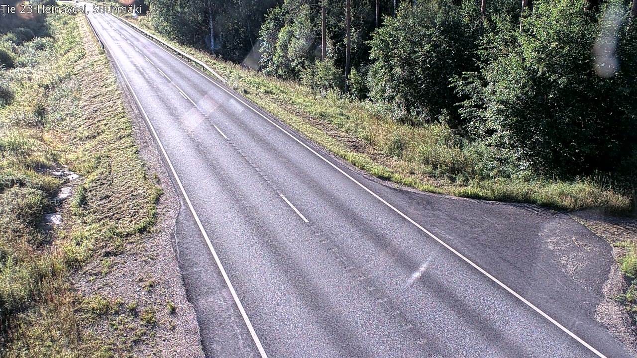 Weather Camera Image Väg 23 Heinävesi, Suurmäki, Heinävesi, Pohjois-Karjala