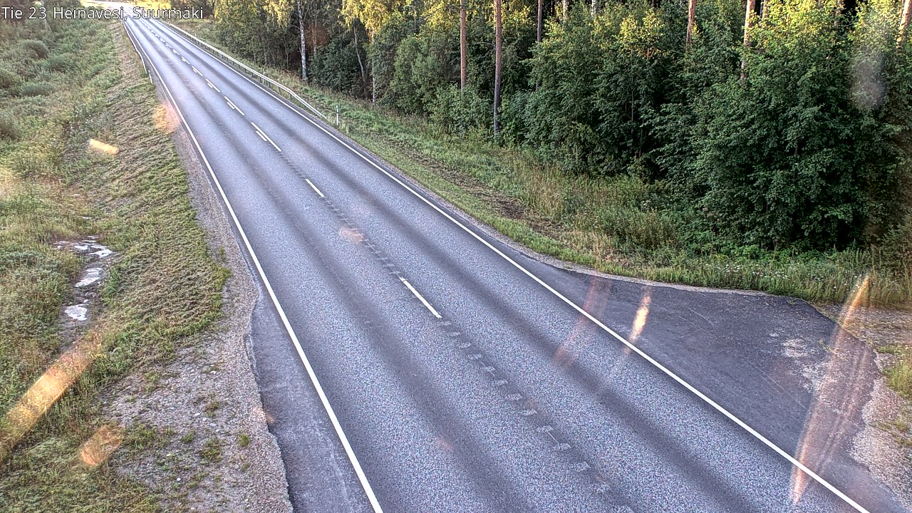 Weather Camera Image Väg 23 Heinävesi, Suurmäki, Heinävesi, Pohjois-Karjala