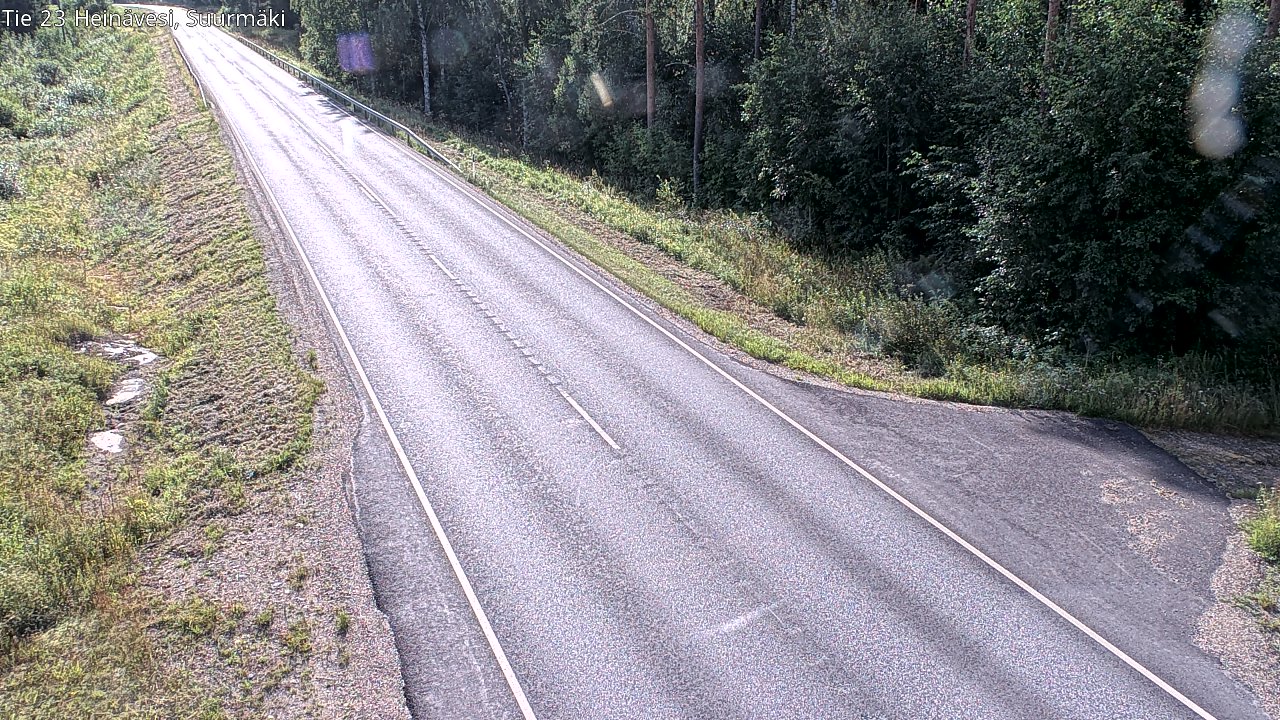 Weather Camera Image Väg 23 Heinävesi, Suurmäki, Heinävesi, Pohjois-Karjala