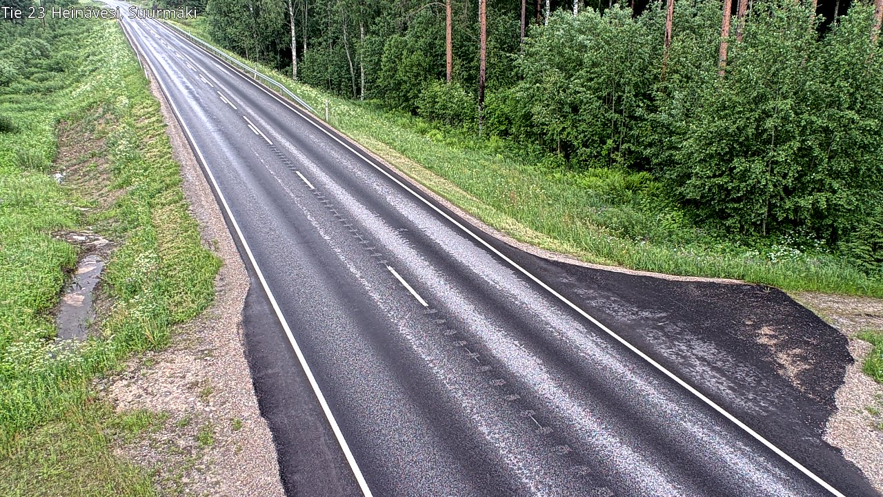 Weather Camera Image Väg 23 Heinävesi, Suurmäki, Heinävesi, Pohjois-Karjala