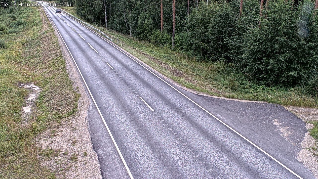 Weather Camera Image Väg 23 Heinävesi, Suurmäki, Heinävesi, Pohjois-Karjala