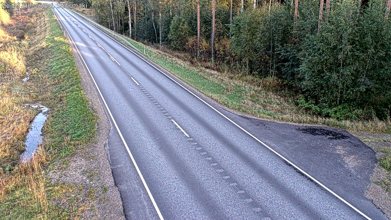 Weather Camera Image Väg 23 Heinävesi, Suurmäki, Heinävesi, Pohjois-Karjala
