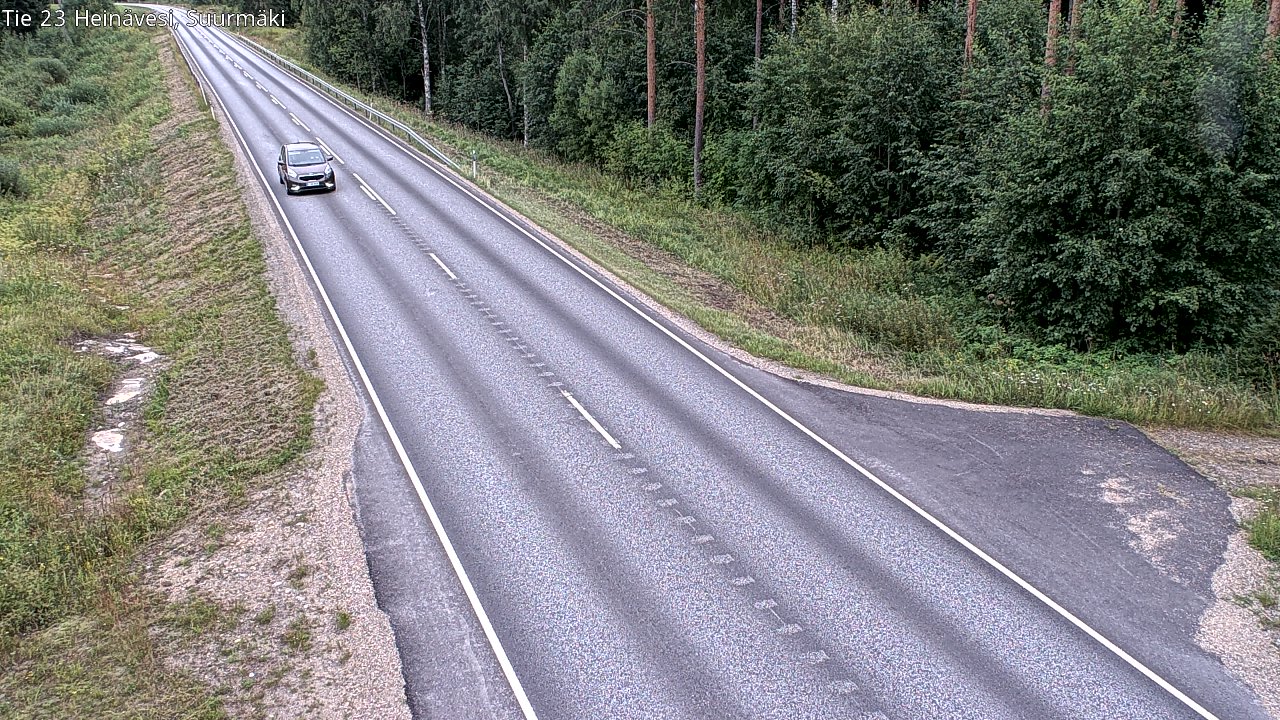 Weather Camera Image Väg 23 Heinävesi, Suurmäki, Heinävesi, Pohjois-Karjala