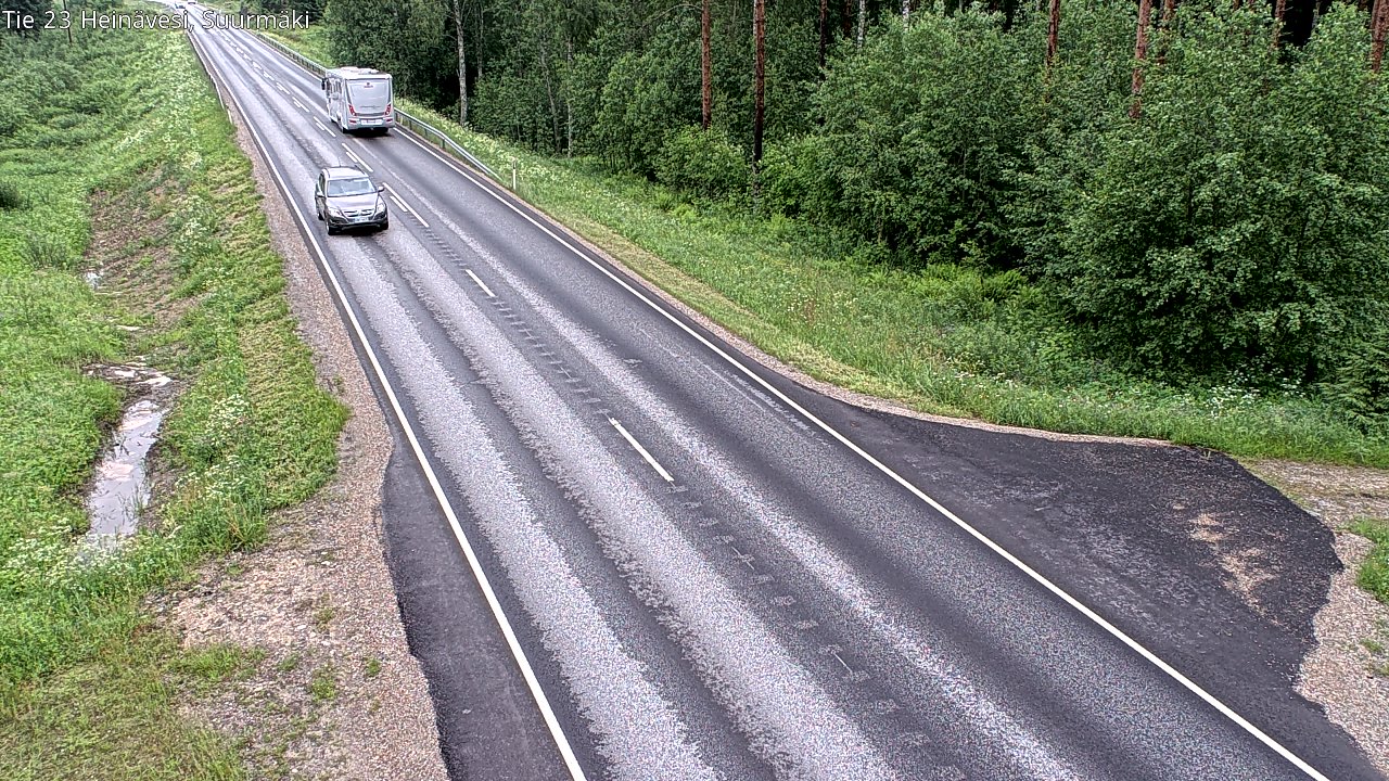 Weather Camera Image Väg 23 Heinävesi, Suurmäki, Heinävesi, Pohjois-Karjala