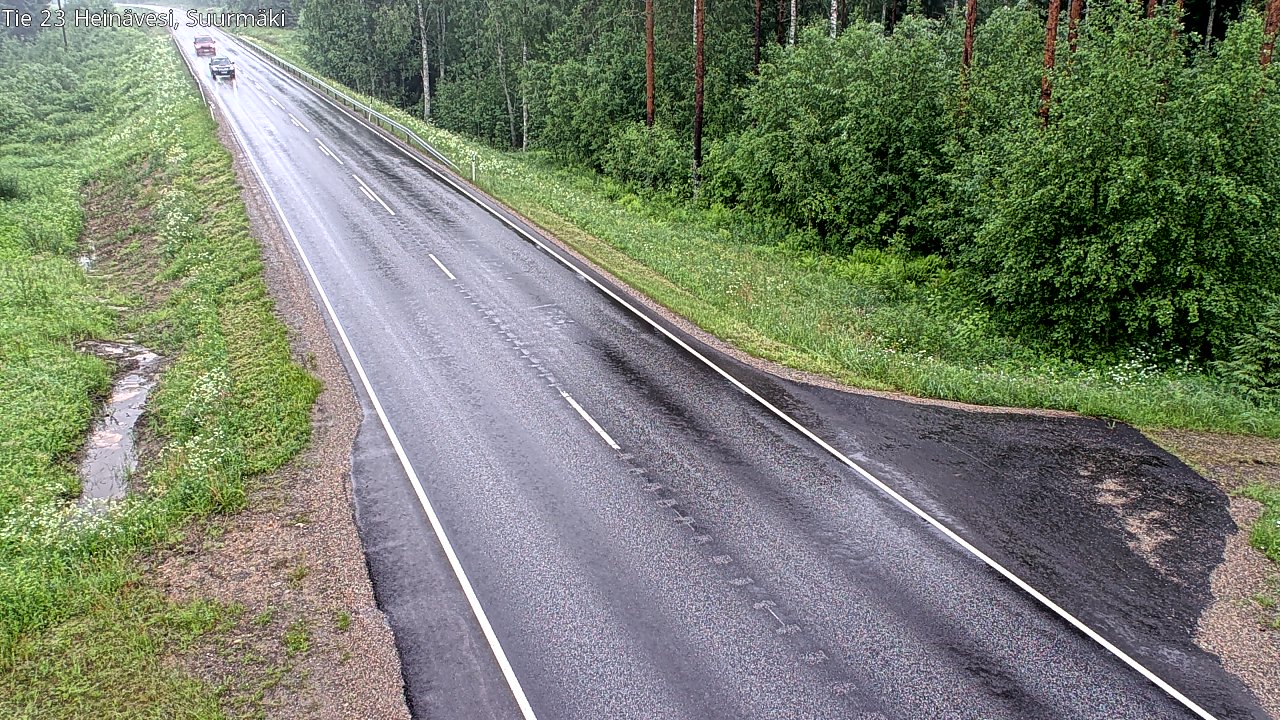 Weather Camera Image Väg 23 Heinävesi, Suurmäki, Heinävesi, Pohjois-Karjala