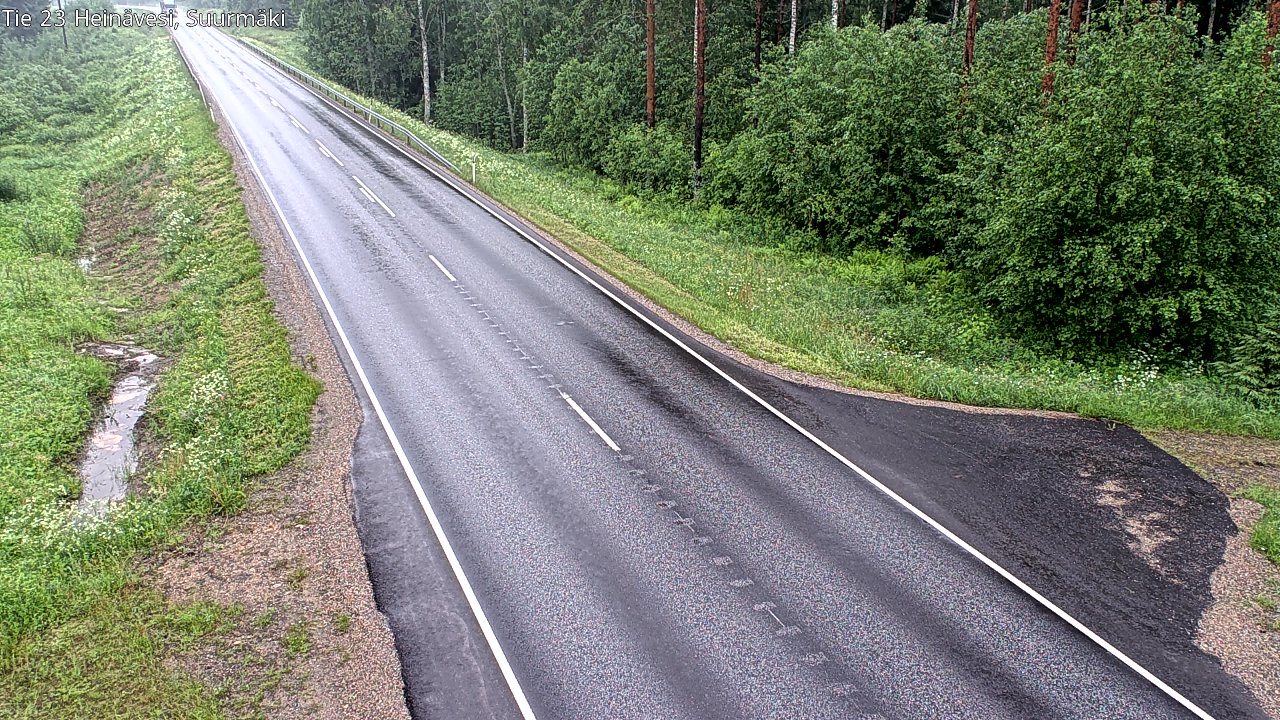 Weather Camera Image Väg 23 Heinävesi, Suurmäki, Heinävesi, Pohjois-Karjala
