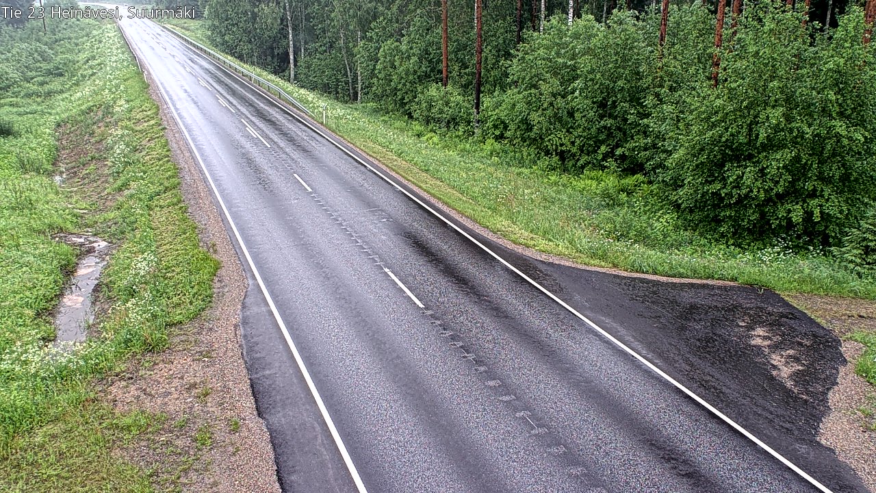 Weather Camera Image Väg 23 Heinävesi, Suurmäki, Heinävesi, Pohjois-Karjala