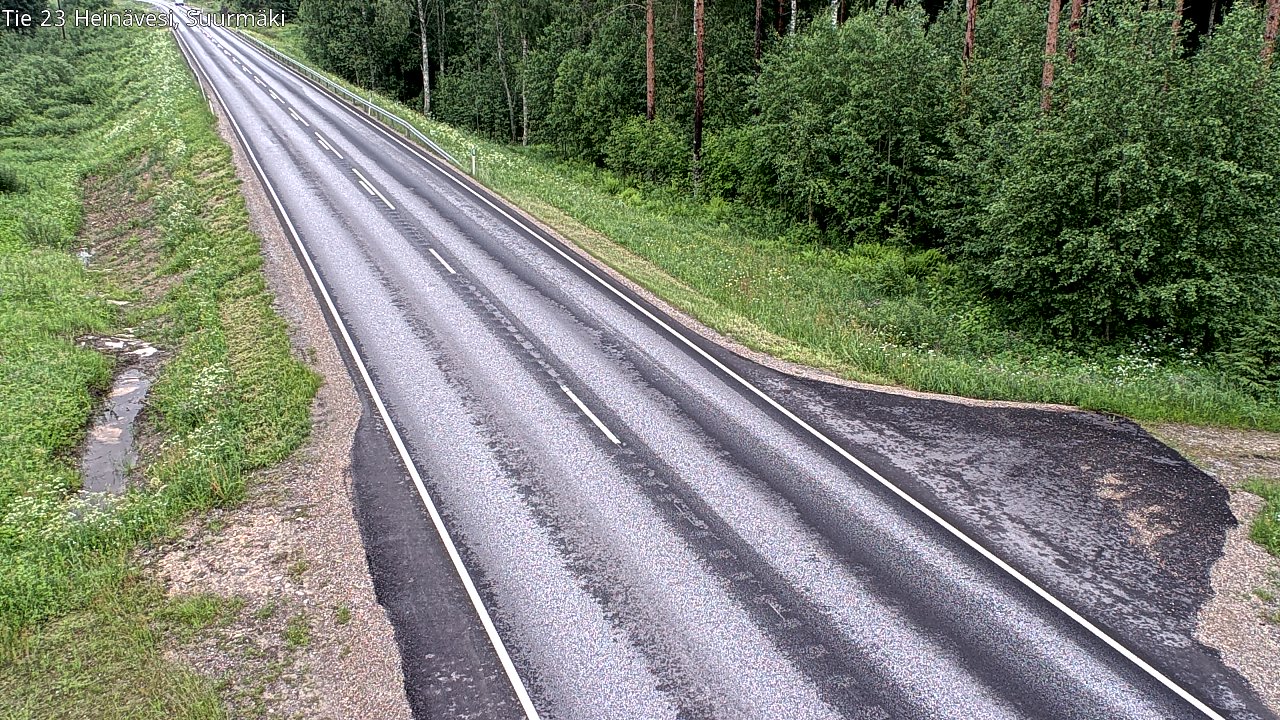 Weather Camera Image Väg 23 Heinävesi, Suurmäki, Heinävesi, Pohjois-Karjala
