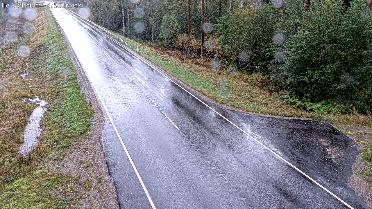 Weather Camera Image Road 23 Heinävesi, Suurmäki, Heinävesi, Pohjois-Karjala