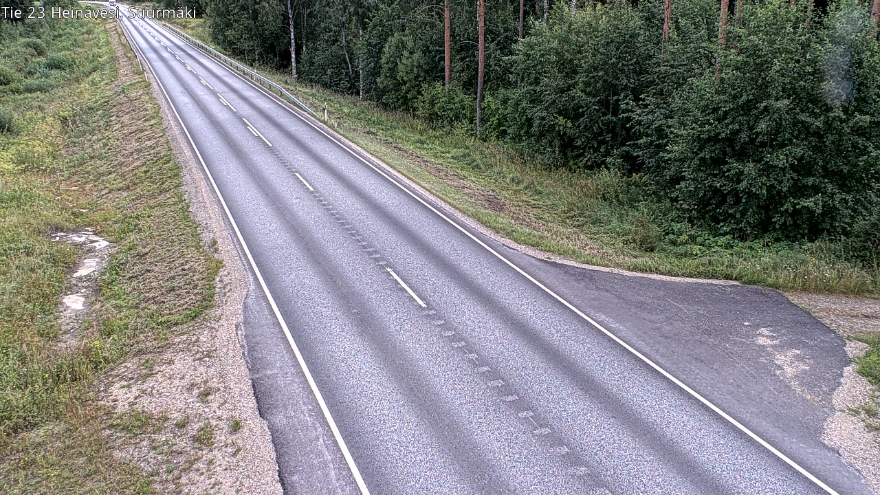 Weather Camera Image Väg 23 Heinävesi, Suurmäki, Heinävesi, Pohjois-Karjala