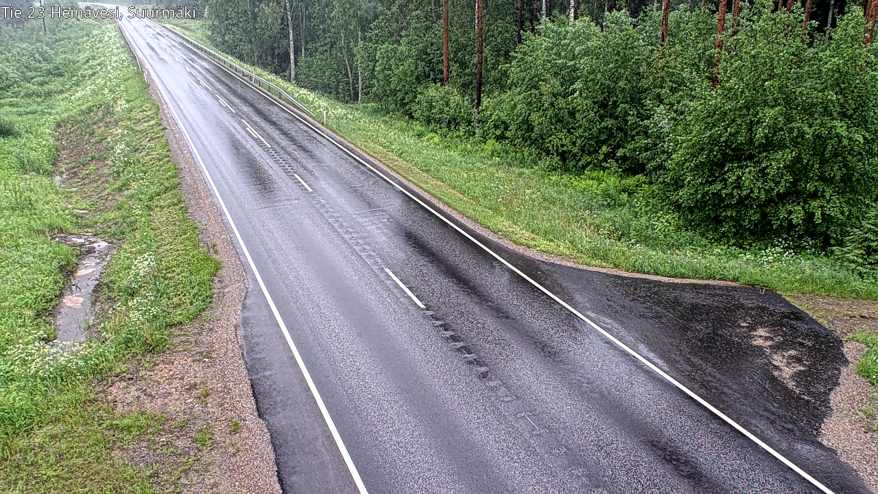 Weather Camera Image Väg 23 Heinävesi, Suurmäki, Heinävesi, Pohjois-Karjala