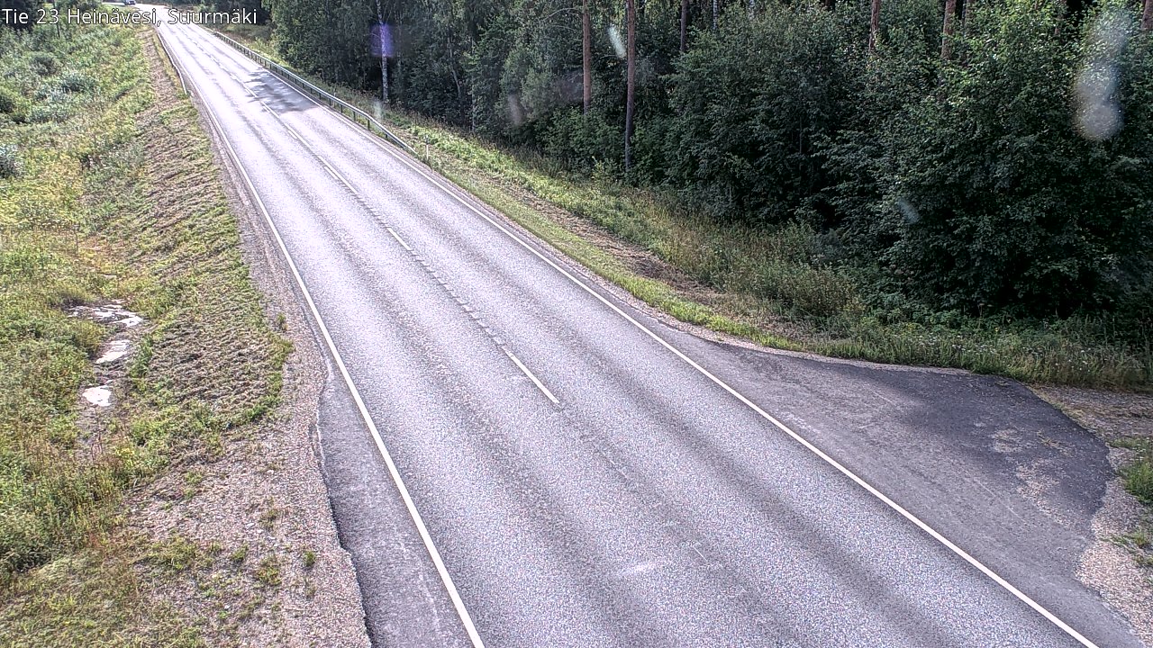 Weather Camera Image Väg 23 Heinävesi, Suurmäki, Heinävesi, Pohjois-Karjala