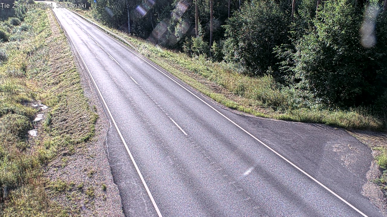 Weather Camera Image Väg 23 Heinävesi, Suurmäki, Heinävesi, Pohjois-Karjala