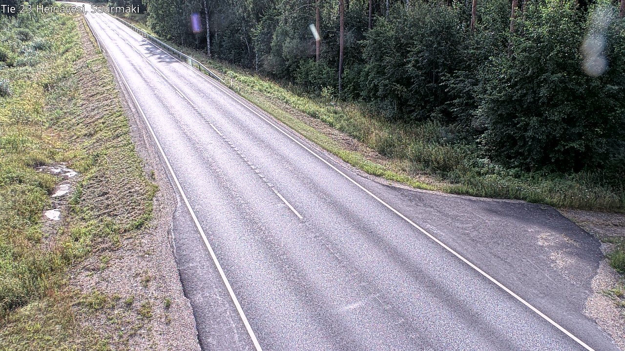 Weather Camera Image Väg 23 Heinävesi, Suurmäki, Heinävesi, Pohjois-Karjala